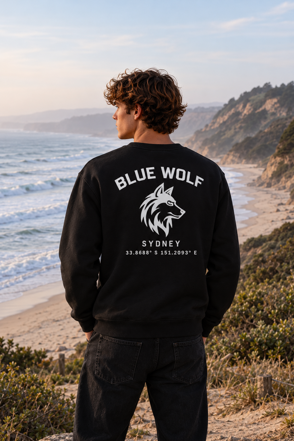 Blue Wolf Signature ‘Sydney’ Collection – Premium Crewneck