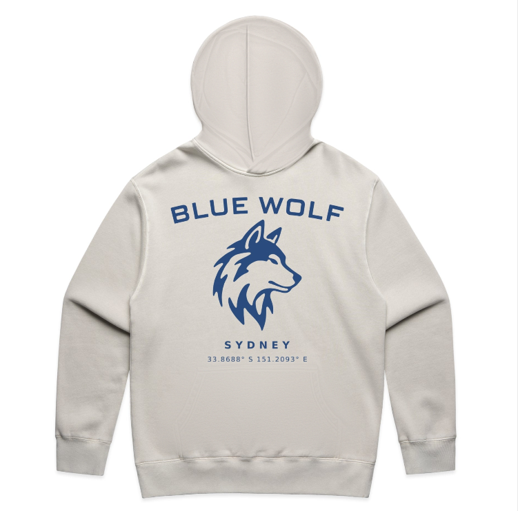 Blue Wolf Signature 'Sydney' Premium Faded Hoodie