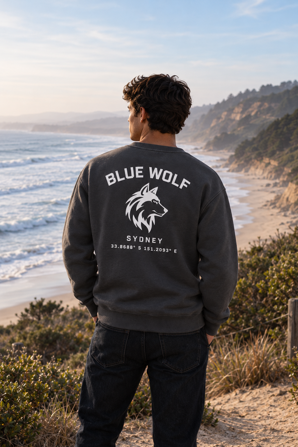 Blue Wolf Signature ‘Sydney’ Collection – Premium Crewneck