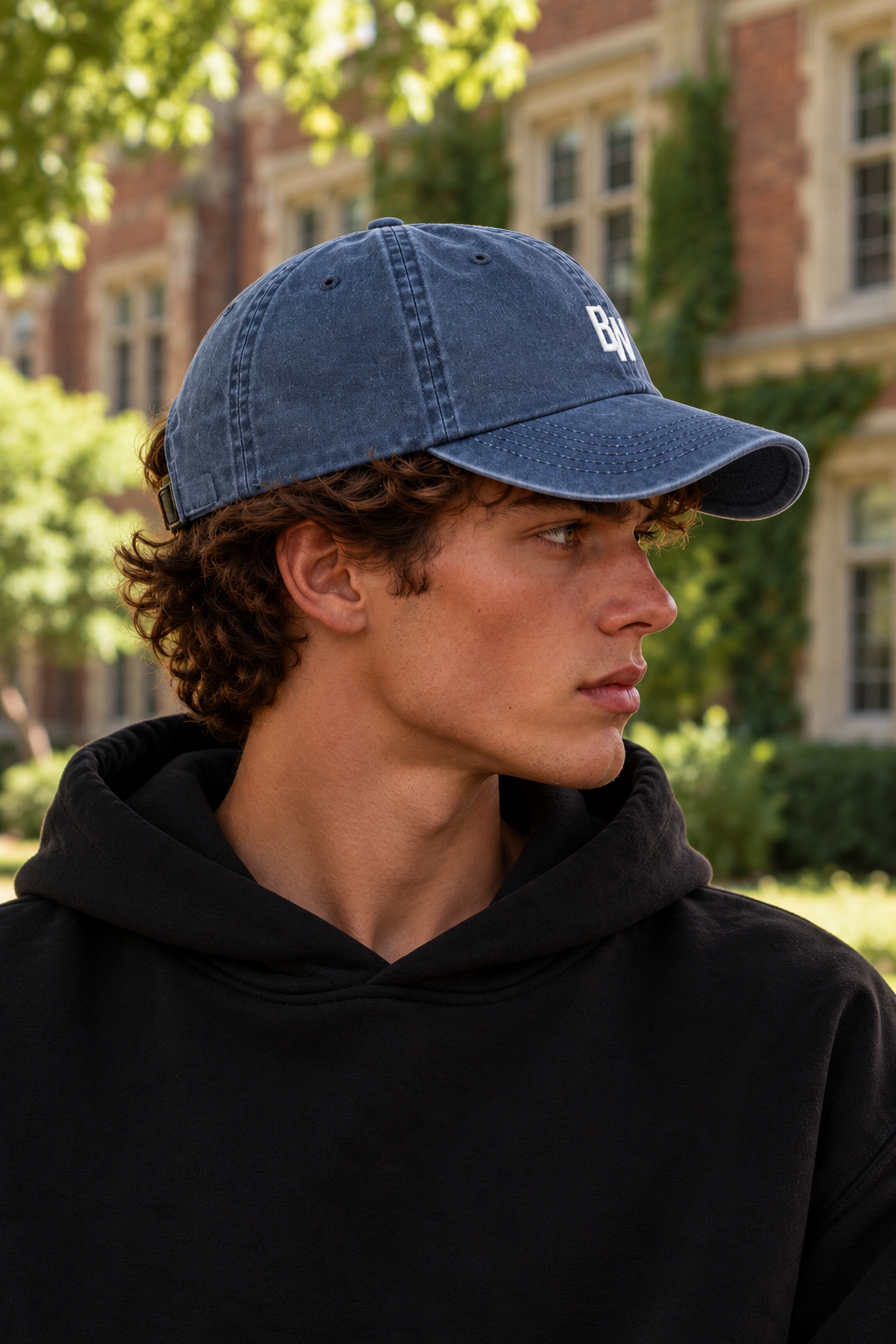 Blue Wolf Signature – 'BW' Faded Cap