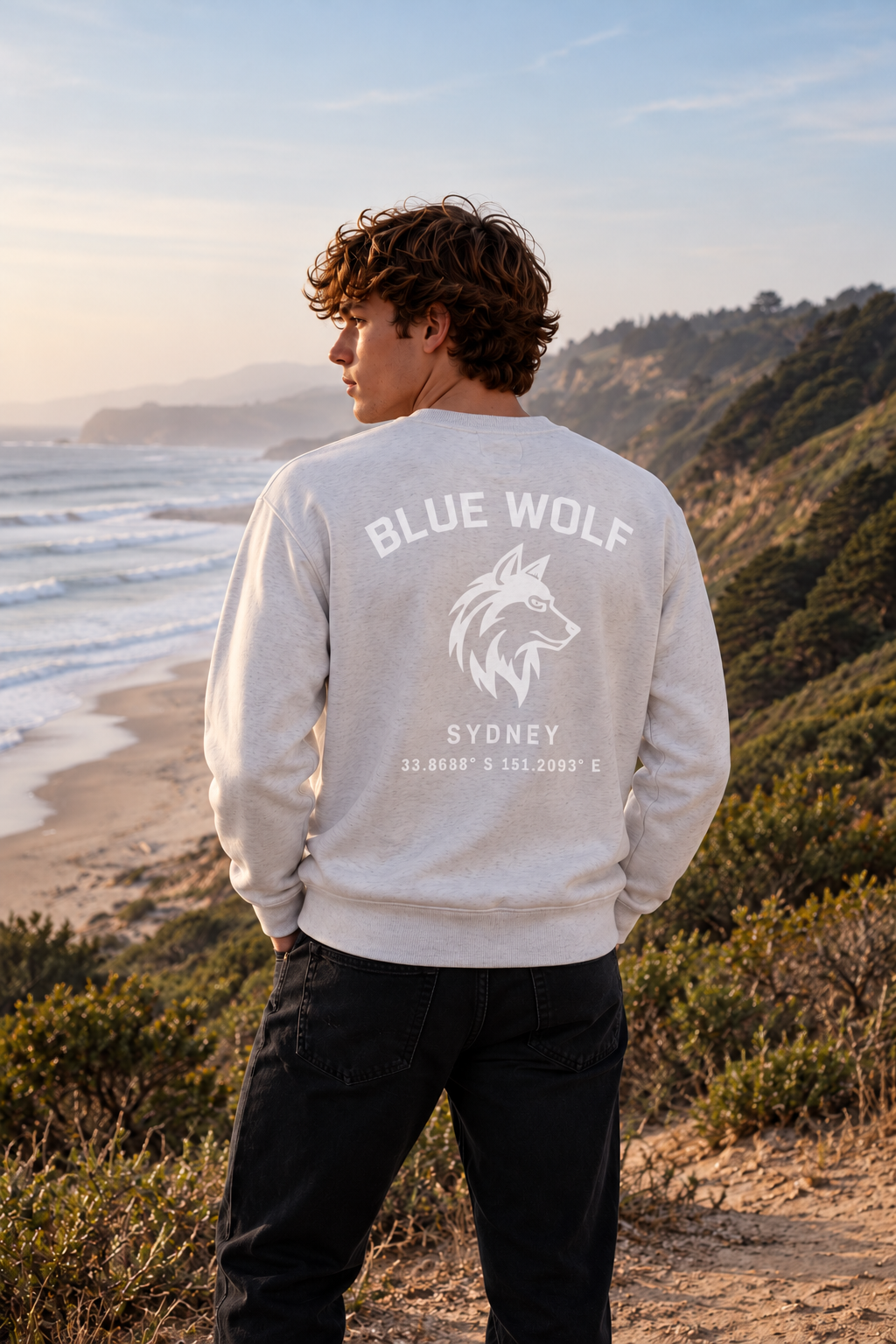 Blue Wolf Signature ‘Sydney’ Collection – Premium Crewneck