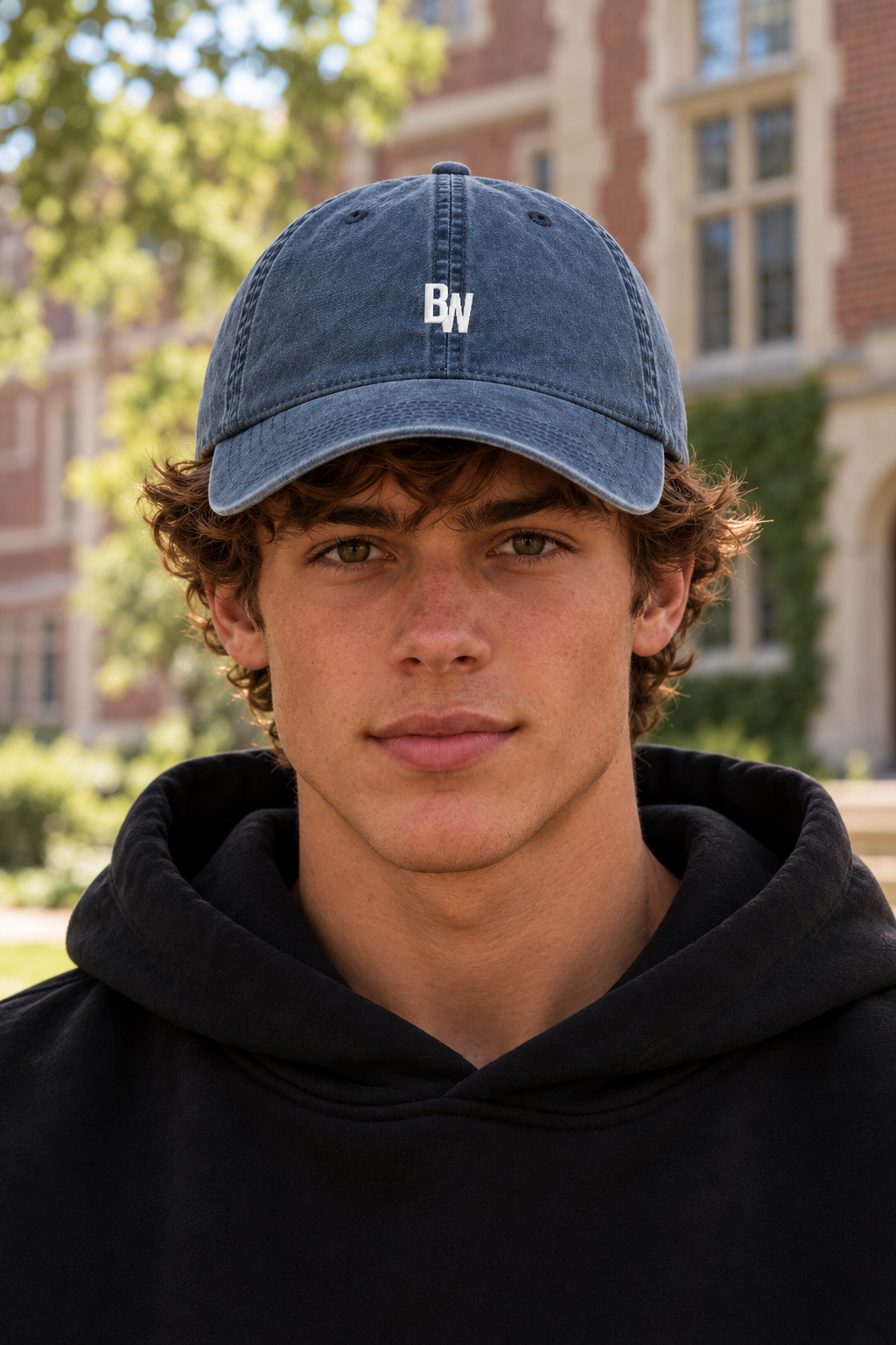 Blue Wolf Signature – 'BW' Faded Cap